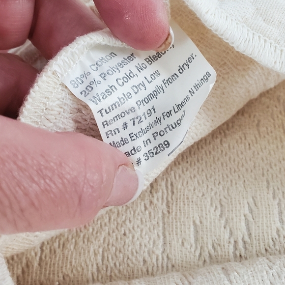 Linens n Things Ivory Set of 2 Maltese  Pillow Shams - Picture 8 of 8